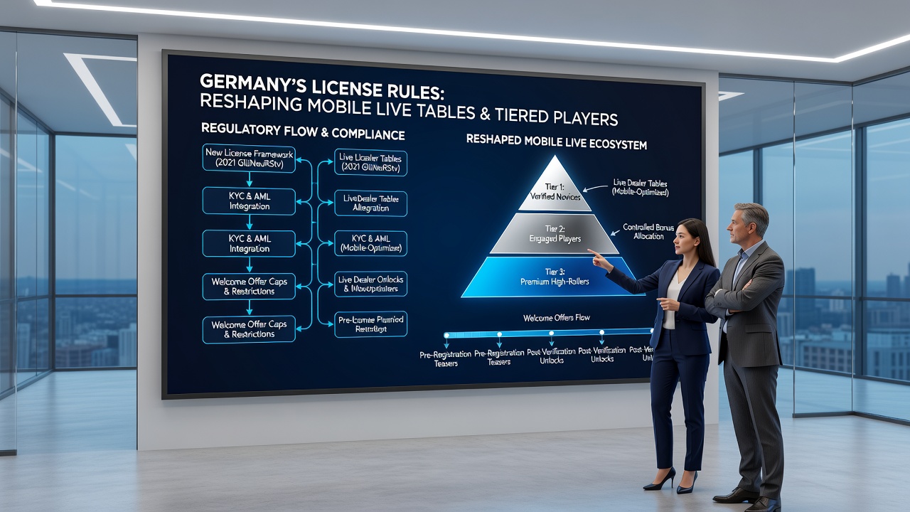 Mobile Live-Tischspiele und gestaffelte Treuevorteile unter deutschen Lizenzbedingungen