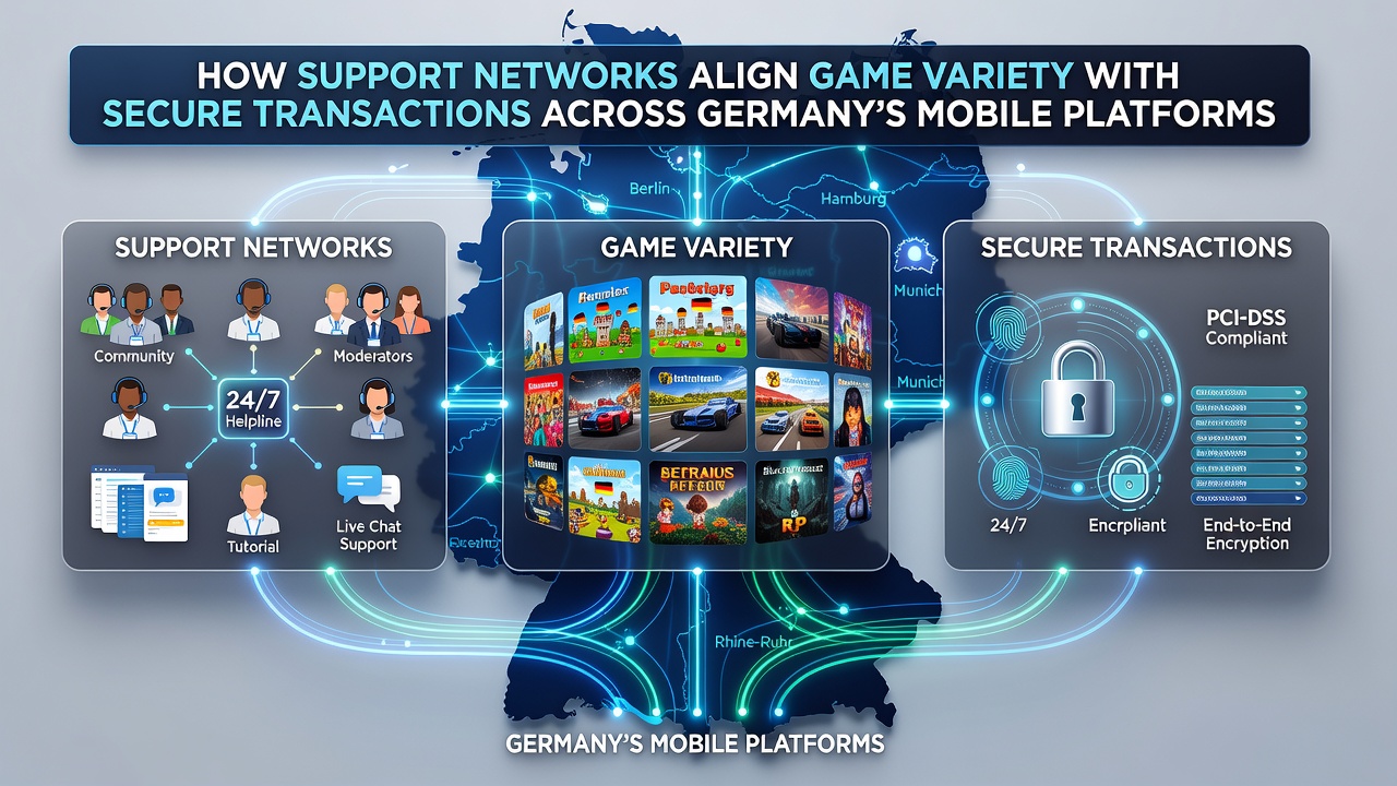 Sichere Transaktionen und Spielvielfalt auf mobilen Geräten