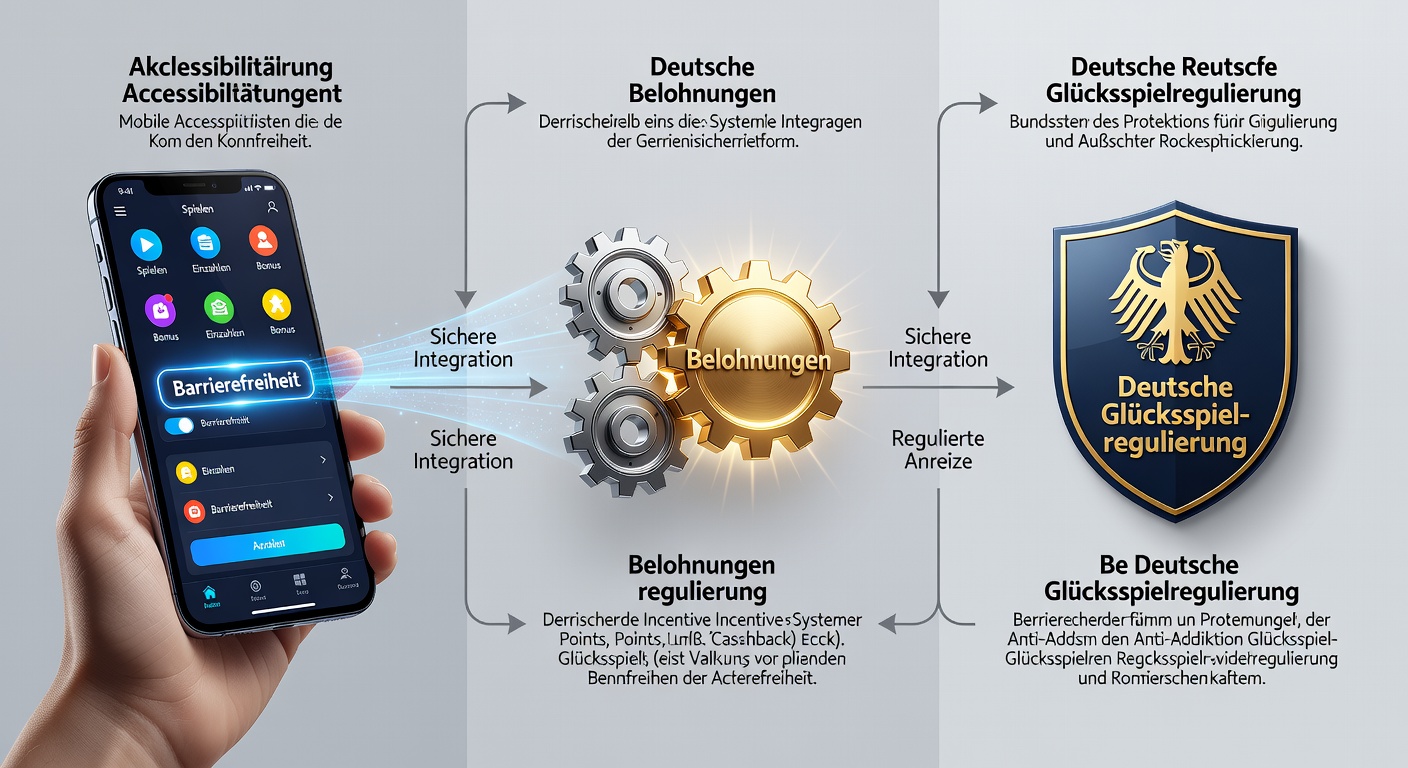 Mobile gambling apps displaying reward systems on German regulatory platforms