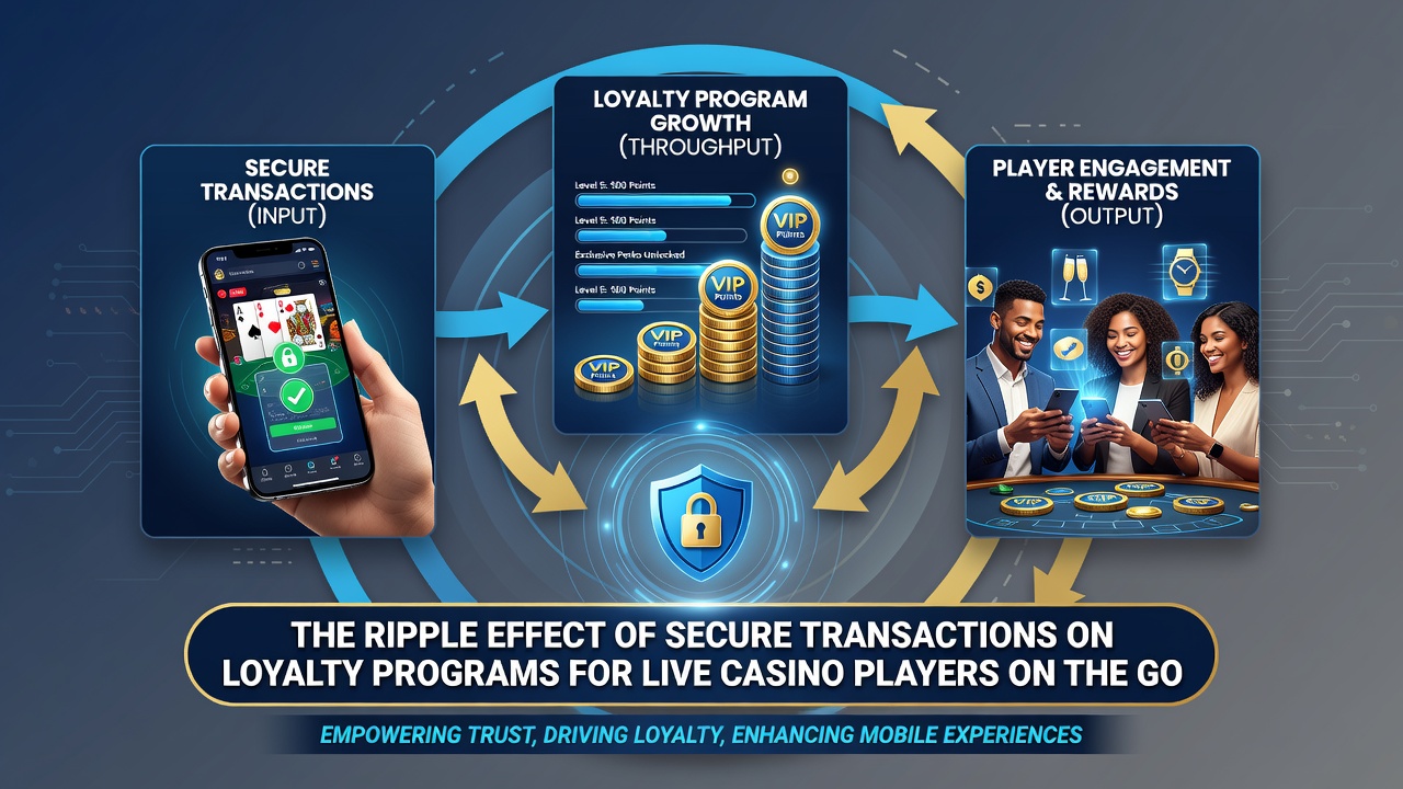 Mobile Live-Casino-Spieler mit Fokus auf sichere Transaktionen und Treuepunkte