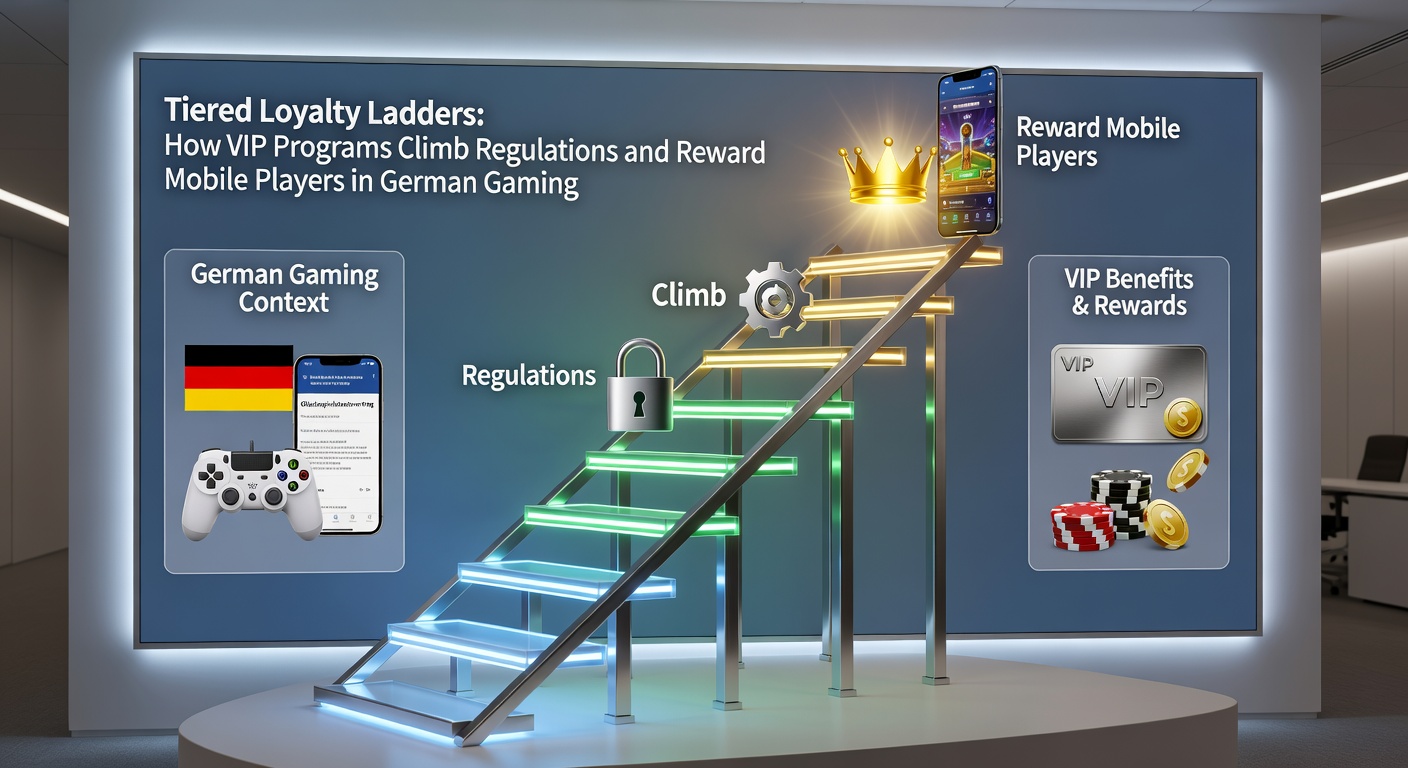 Mobile App-Schnittstelle eines VIP-Loyalty-Programms mit Stufenanzeige, Punkte-Sammlung und personalisierten Belohnungen für deutsche Casino-Spieler